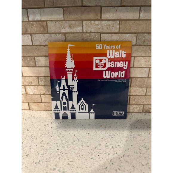 D23 Gold Member Gift 50 Years Of Walt Disney World 7" Vinyl Record Sealed - Picture 1 of 2